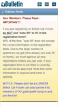 Mobile Screenshot of britishcarforum.com